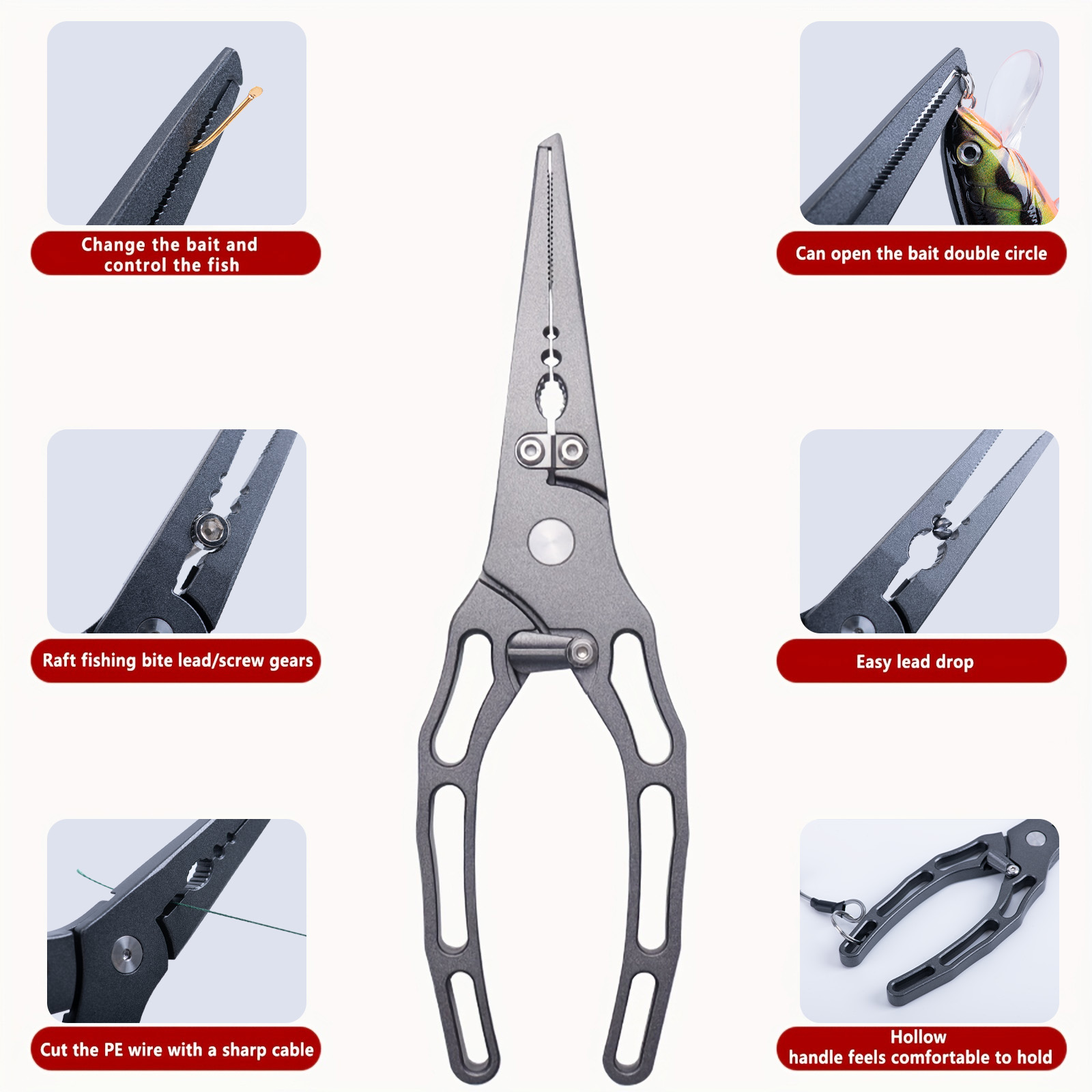 Fishing Pliers and Fish Grippe - Fishing Hook Remover review and price