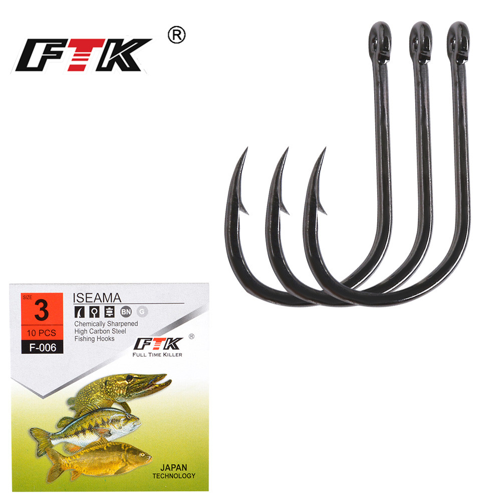 FTK 80pcs ISEAMA Fishing Hooks - Fishing Hook Circle review and price