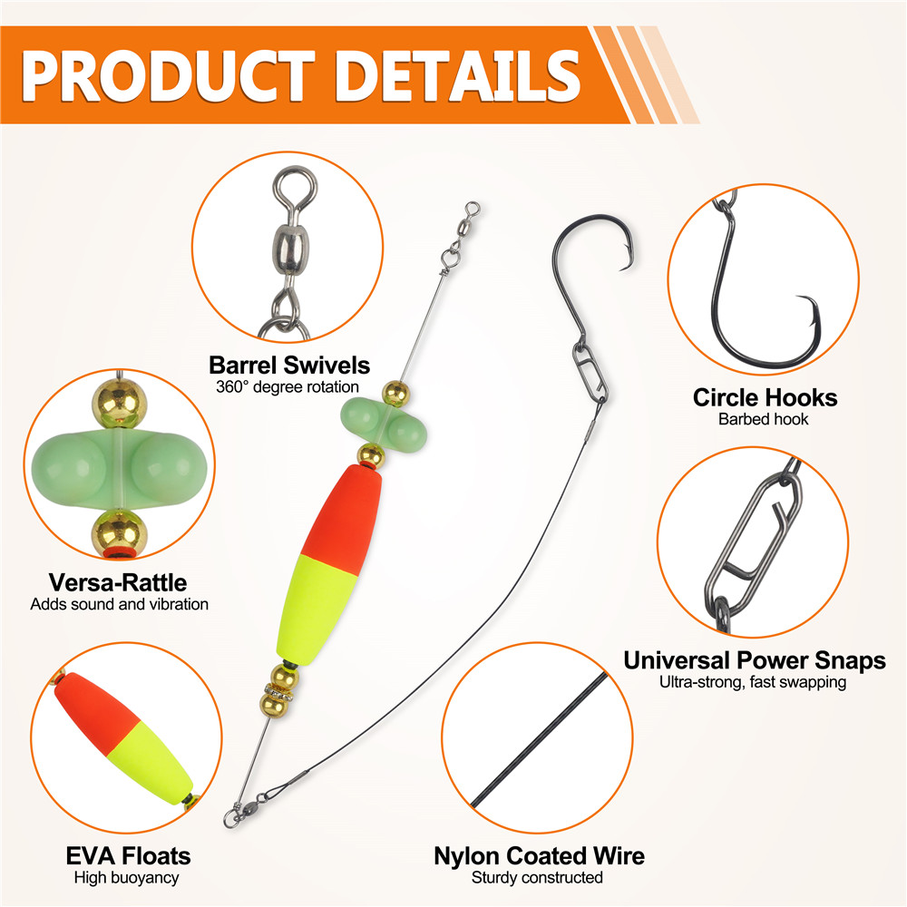 2pcs Catfish hooks with Peg Fl - Fishing Hook Circle review and price
