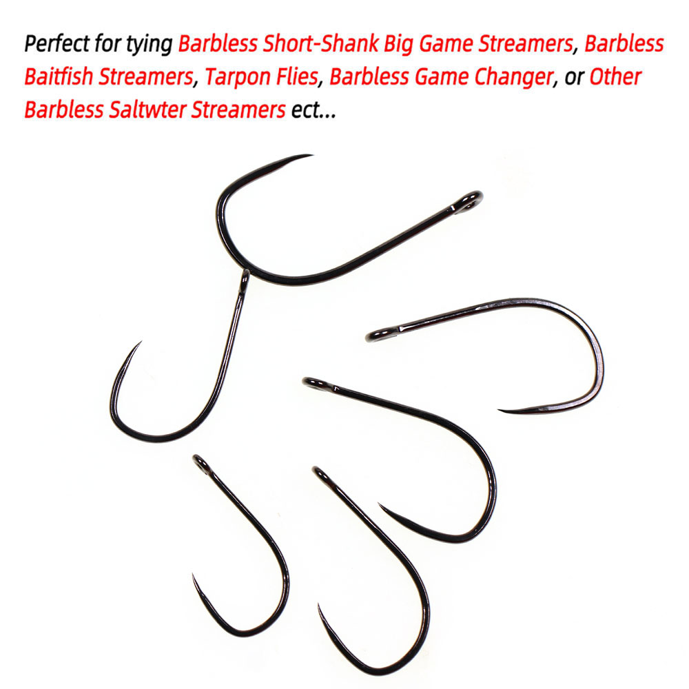20pcs #1 1/0 2/0 3/0 4/0 5/0 S - Fishing Hook Barbless review and price